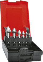 Jeu de fraises coniques 60°, HSS, non revêtues