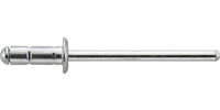 Rivet aveugle multiserrage PolyGrip®, alu/acier, tête goutte de suif