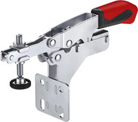 Sauterelle tirée avec hauteur de serrage variable et embase de face