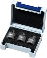 Jeu de douilles à choc 1/2", pour vis TORX®, 3 pièces (courtes)