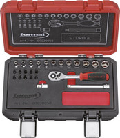 Coffret de douilles 1/4", 25 pièces