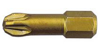 Embout 1/4" cruciforme PZ, extra-dur