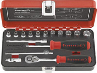 Coffret de douilles 1/4", 16 pièces