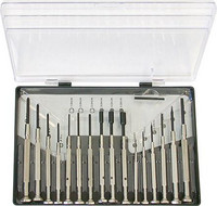 Jeu de tournevis d’horloger, 16 pièces