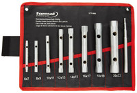 Jeu de clés en tube six pans, 9 pièces