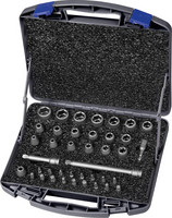 Coffret de douilles à choc 3/8", 40 pièces