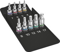 Jeu d’embouts de vissage 1/2", Zyklop, pour vis 6 pans, n° 8740 C HF 1