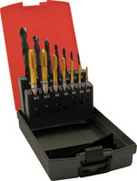 Jeu de tarauds machine pour trous débouchants, TiN