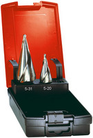 Jeu de forets perce-tôle, goujure hélicoïdale, trempés