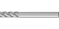 Fraise sur tige en carbure, denture INOX, forme cylindrique ZYA