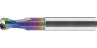 Fraise torique, carbure monobloc, courte, ta-C, D2