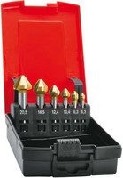 Jeu de fraises coniques 75°, HSS, TiN