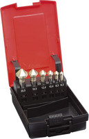 Jeu de fraises coniques 90°, pas variable, queue à 3 méplats, DUO+