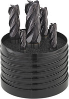 Jeu de fraises à queue, VHM, longue, 35°/38°, Fire, Z4