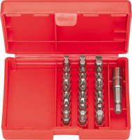 Jeu d’embouts plats, cruciformes, 6 pans et TORX®, 31 pièces