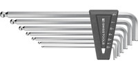 Jeu de clés mâles coudées, 6 pans, longues, tête sphérique, n° PB 212 Z.LH