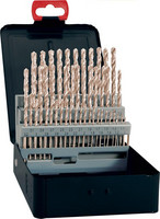 Jeu de forets hélicoïdaux, DIN 338, HSS