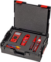 Coffret d'appareils de mesure pour électriciens