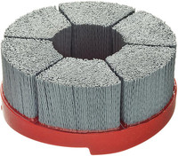 Brosse plate pour machines CNC, carbure de silicium, K 180