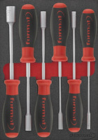 Module d'outillage Tournevis à douille six pans, 6 pièces, module 2/3