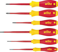 Jeu de tournevis VDE plats/cruciformes PH/PlusMinus PZ