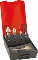 Jeu de fraises coniques 60°, à pas variable, queue à 3 méplats, DUO+