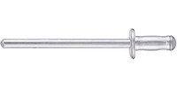 Rivet aveugle multiserrage PolyGrip®, alu/acier, tête goutte de suif