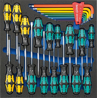 Module d'outillage Tournevis, 18 pièces, module 2/3