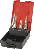 Jeu d'embouts de forets étagés 1/4''