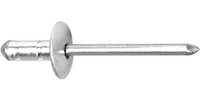 Rivet aveugle multiserrage, alu/acier, tête bombée
