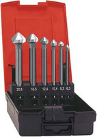 Jeu de fraises coniques 90°, HSS-E, extra-longues