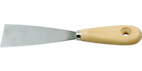 Couteau de peintre, acier, manche en bois