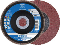 Disque à lamelles POLIFAN A-COOL SG INOX + ALU, Ø 125 mm, bombé