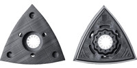 Support à feuilles abrasives auto-agrippantes, perforé, 80 mm