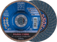 Disque à lamelles POLIFAN Z SGP STRONG STEEL, Ø 115 mm, bombé