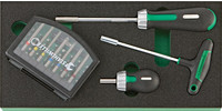 Module d'outillage Embouts de vissage, 59 pièces, module 1/3