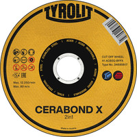 Meule à tronçonner CERABOND X
