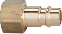 Connecteur mâle DN 7,2 avec filetage femelle, laiton