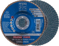 Disque à lamelles POLIFAN Z SG POWER STEELOX, Ø 125 mm, droit