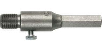 Queue porte-outils pour trépan carbure à percussion