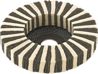 Disque à lamelles en feutre combiné, non-tissé