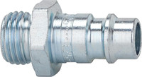 Connecteur mâle DN 7,2 avec filetage mâle, acier
