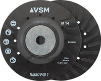 Plateau TURBO PAD 1 pour disques abrasifs en fibre