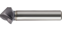 Fraise conique 90°, hélicoïdale, queue cylindrique