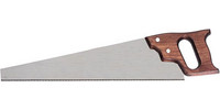 Scie à main, manche en bois