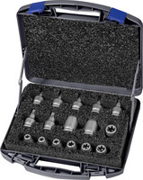 Jeu de douilles à choc 1/2", TORX®, 16 éléments