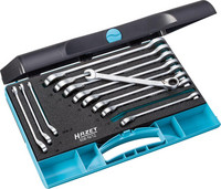 Jeu de clés mixtes à cliquet, n° 606N, réversibles