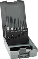 Jeu de tarauds machines, traités à la vapeur, FORTIS