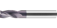 Fraise à queue, carbure monobloc, longue, 30°, queue HA/HB, TiAlN, Z3
