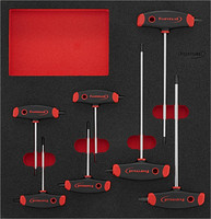 Module d'outillage Tournevis à poignée en T, TORX®, 7 pièces, module 2/3